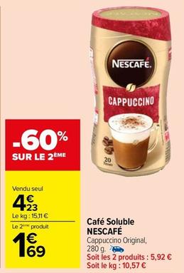 Nescafé - Café Soluble offre à 4,23€ sur Carrefour Market