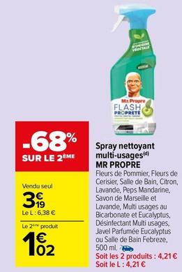 Mr Propre - Spray Nettoyant Multi-Usages  offre à 3,19€ sur Carrefour Market