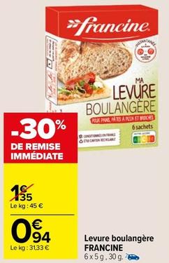 Francine - Levure Boulangère offre à 0,94€ sur Carrefour Market