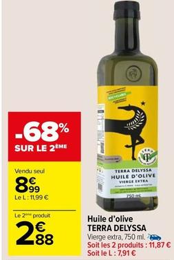 Terra Delyssa - Huile D'olive offre à 8,99€ sur Carrefour Market