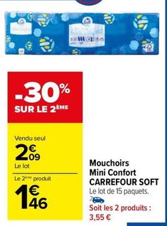 Mouchoirs - Mini Confort  offre à 2,09€ sur Carrefour Market