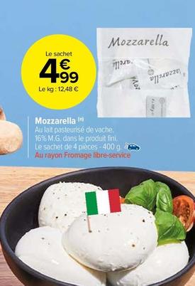 Mozzarella offre à 4,99€ sur Carrefour Market