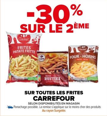 Carrefour - Sur Toutes Les Frites offre sur Carrefour Market