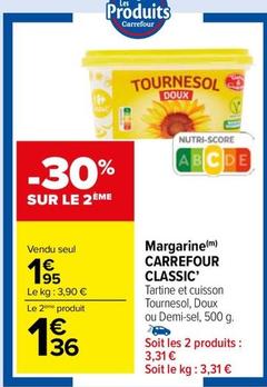 Carrefour - Margarine Classic' offre à 1,95€ sur Carrefour Market