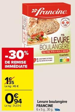 Francine - Levure Boulangere  offre à 0,94€ sur Carrefour Market