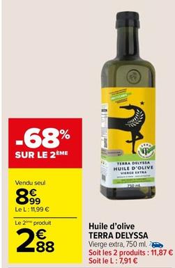 Terra Delyssa - Huile D"Olive  offre à 8,99€ sur Carrefour Market