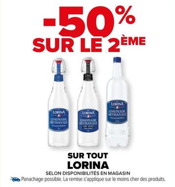 Lorina - Sur Tout offre sur Carrefour Market