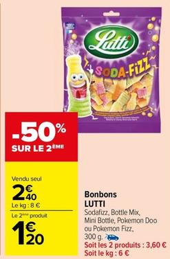 Lutti - Bonbons offre à 2,4€ sur Carrefour Market