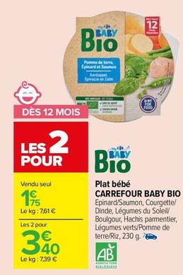 Carrefour - Plat Bébé Baby Bio offre à 1,75€ sur Carrefour Market