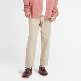 Pantalon en tissu léger pour homme en beige offre à 60€ sur Timberland