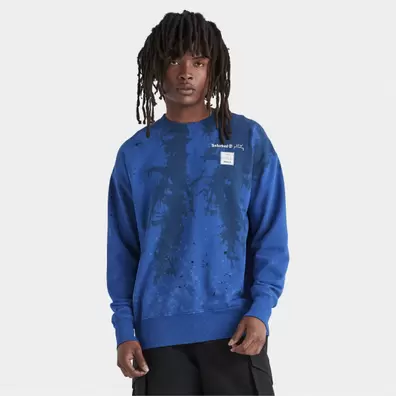 Sweatshirt à motif arbre abstrait Timberland x A-Cold-Wall* en bleu offre à 350€ sur Timberland