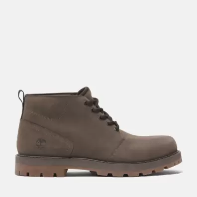 Bottine Chukka mi-haute imperméable à lacets Britton Road pour homme en marron offre à 108€ sur Timberland