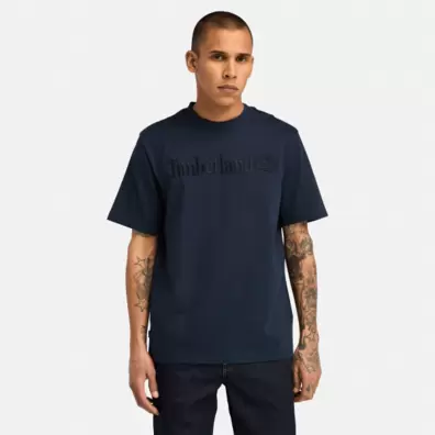 T-shirt à manches courtes Hampthon pour homme en bleu foncé offre à 24,5€ sur Timberland