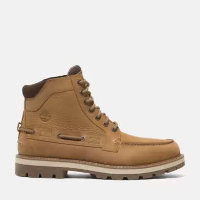 Boot à bout mocassin et 7 œillets Britton Road pour homme en jaune offre à 120€ sur Timberland