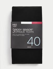 Lot de 3 paires de collants 40 deniers dotés de la technologie Body Sensor™