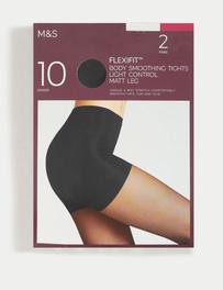 Lot de 2 paires de collants fins Flexifit™ 10 deniers de faible contention