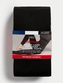 Collants sans pieds 250 deniers avec doublure en velours offre à 12€ sur Marks & Spencer