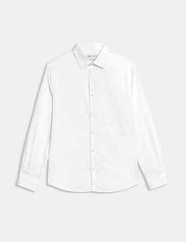 Chemise coupe standard 100 % coton, repassage facile offre à 36€ sur Marks & Spencer