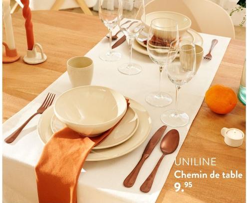 Uniline - Chemin De Table offre à 9,95€ sur Casa