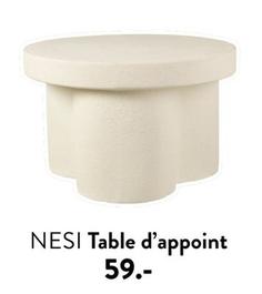Nesi - Table D'appoint offre à 59€ sur Casa