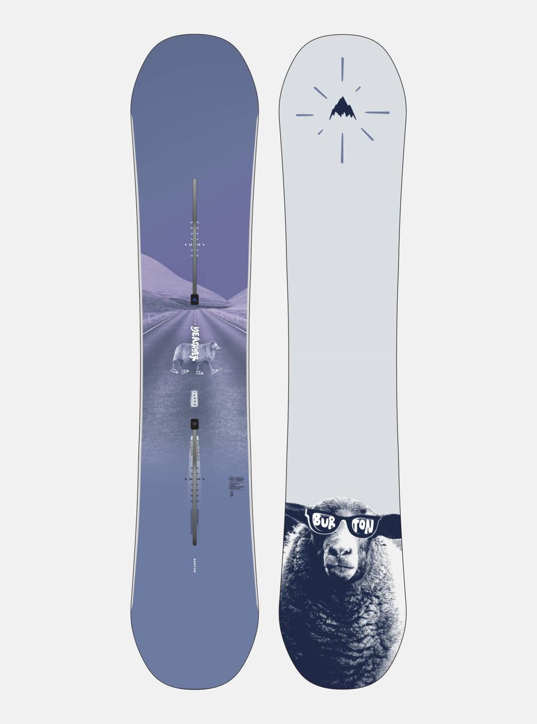 burton - snowboard yeasayer flying v femme