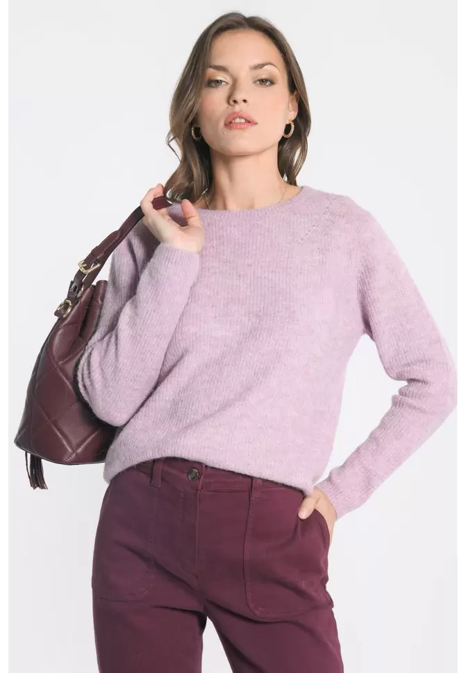 NELIZE - PULL ML - LILAS offre à 99€ sur Antonelle