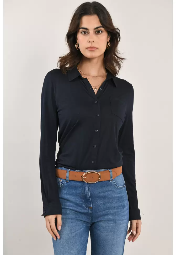 NABELLE - CHEMISE ML - MARINE offre à 34,5€ sur Antonelle