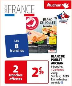 Auchan - Blanc De Poulet