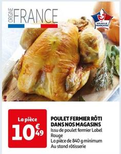 Poulet Fermier Rôti Dans Nos Magasins