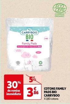 Carryboo - Cotons Family Pads Bio