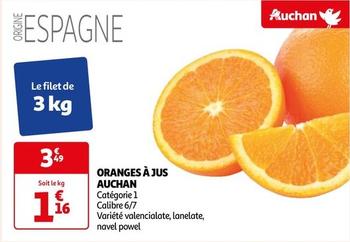 Auchan - Oranges À Jus