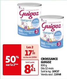 Guigoz - Croissance 