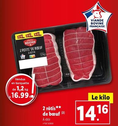 Boucher - 2 Rôtis De Bœuf