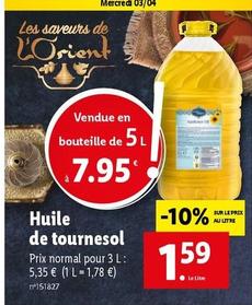 Les Saveurs De L'Orient - Huile De Tournesol