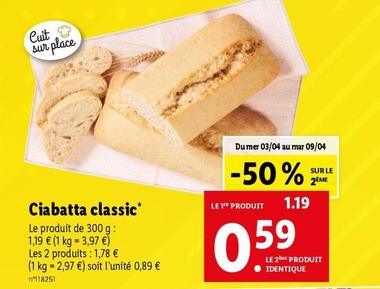 Ciabatta Classic 