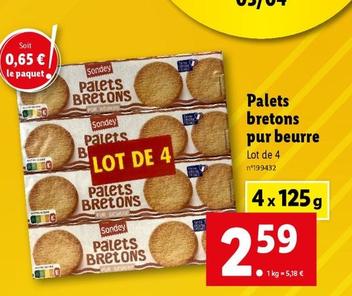 Sondey - Palets Bretons Pur Beurre