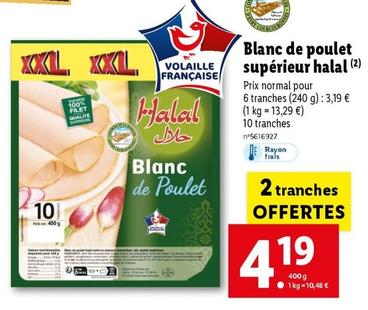 Blanc De Poulet Supérieur Halal