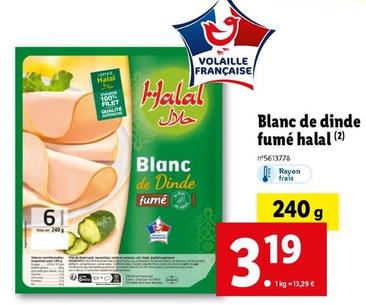 Blanc De Dinde Fume Halal