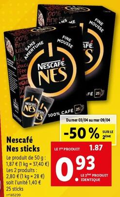 Nescafé - Nes Sticks
