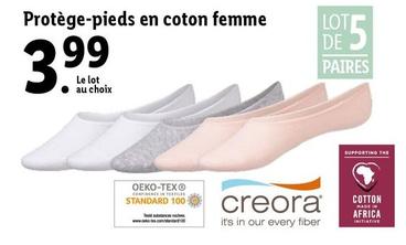 Protège-pieds En Coton Femme