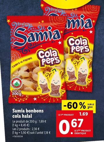 samia - bonbons cola halal