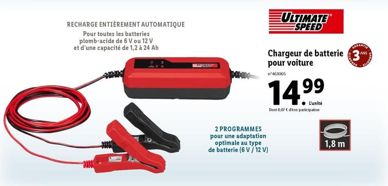 chargeur de batterie pour voiture 