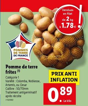 Pomme De Terre Frites