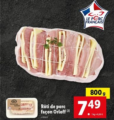 Roti De Porc Facon Orloff