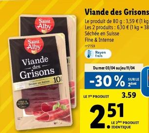 Saint Alby - Viande Des Grisons