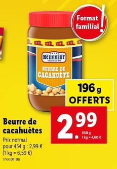 Mcennedy - Beurre De Cacahuètes