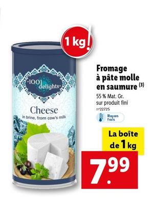 1001 delights - fromage a pate molle en saumure