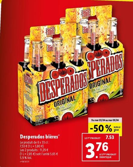 desperados - bières