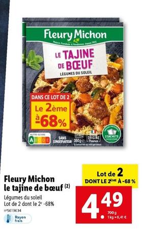 fleury michon - le tajine de boeuf