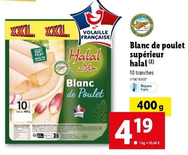 Blanc De Poulet Superieur Halal